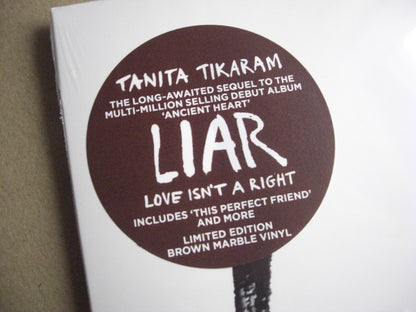 Tanita Tikaram - Liar - Love Isn't A Right Vinyl, LP, Album brown