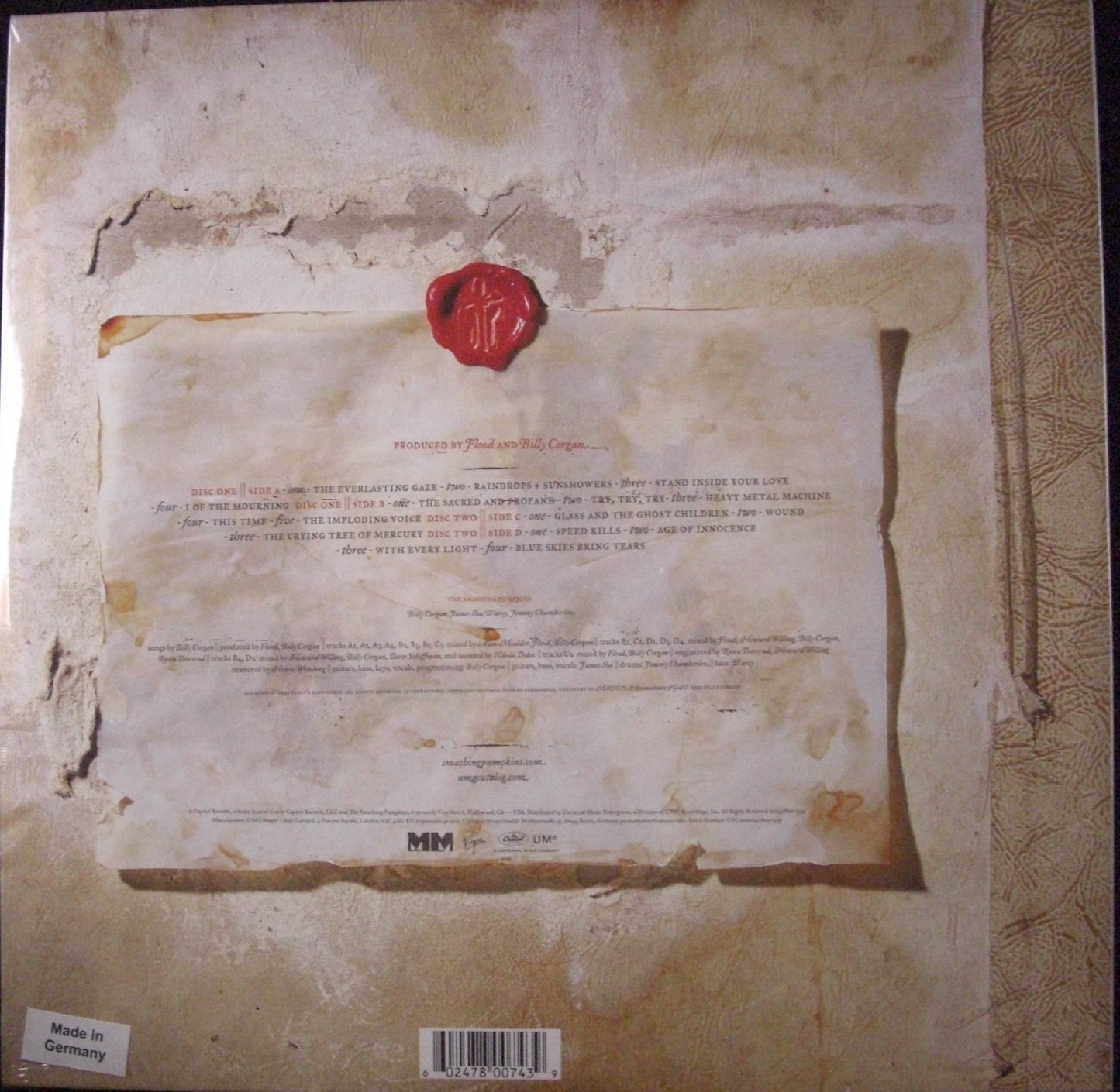 The Smashing Pumpkins – Machina / The Machines Of God 2x Vinyl, LP, Album, Reissue