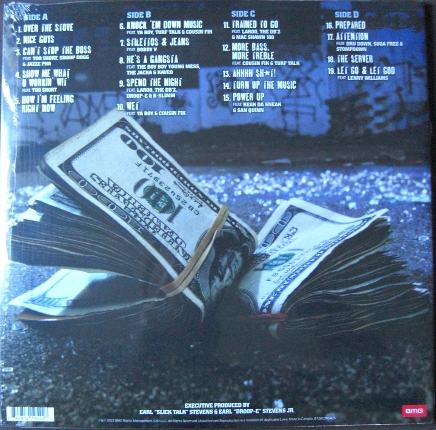 E-40 – Revenue Retrievin': Night Shift 2x Vinyl LP Album blue