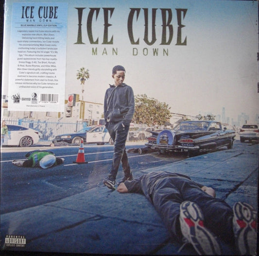 Ice Cube – Man Down 2x Vinyl, LP, Album blue