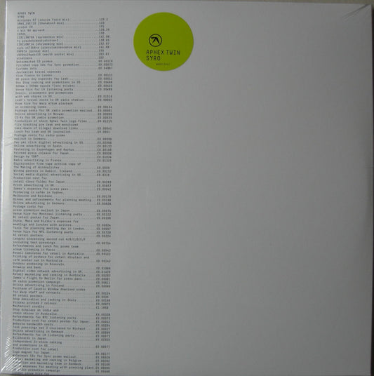Aphex Twin – Syro 3x Vinyl, 12" Album