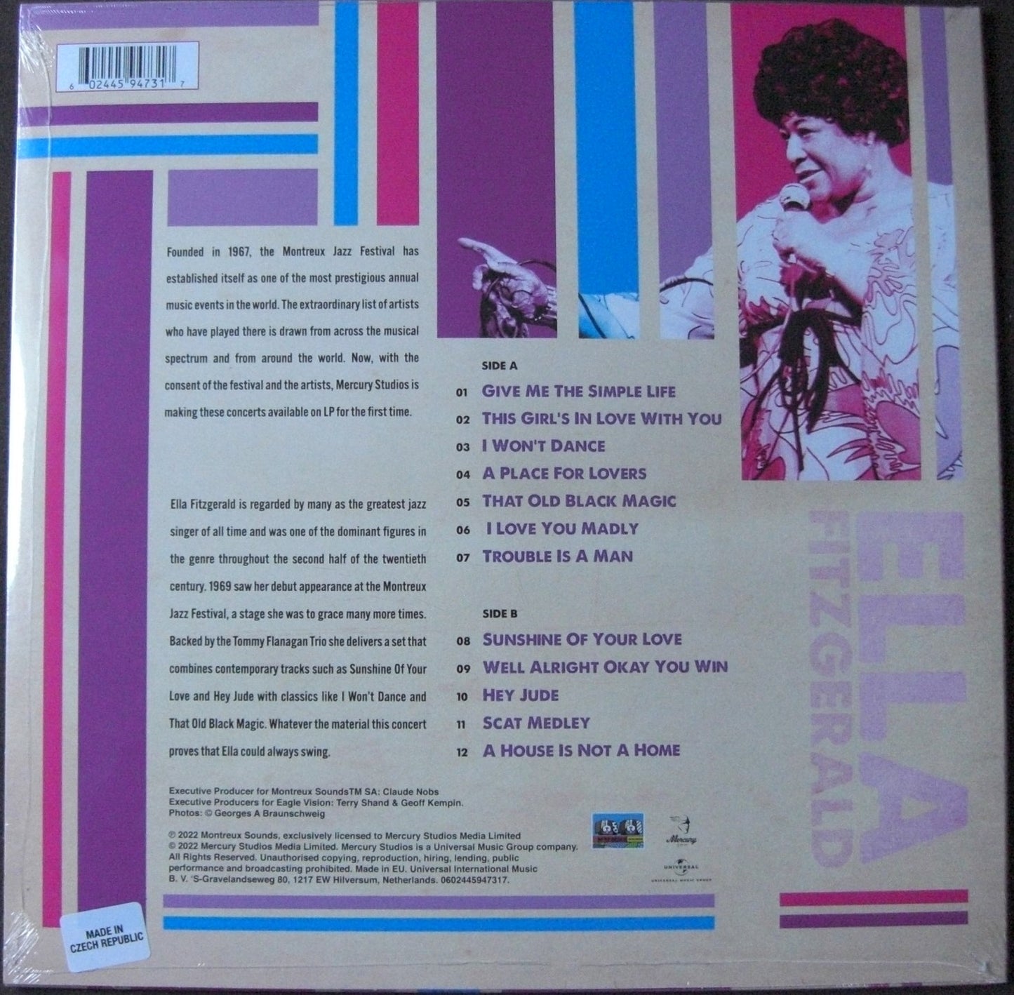 Ella Fitzgerald – Live At Montreux 1969 Vinyl, LP, Album