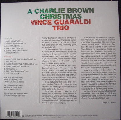 Vince Guaraldi Trio – A Charlie Brown Christmas Vinyl, LP, Album, Limited Edt, Reissue, "Christmas Tree"