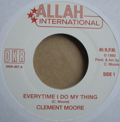 Clement Moore – Everytime I Do My Thing Vinyl, 7", Repress