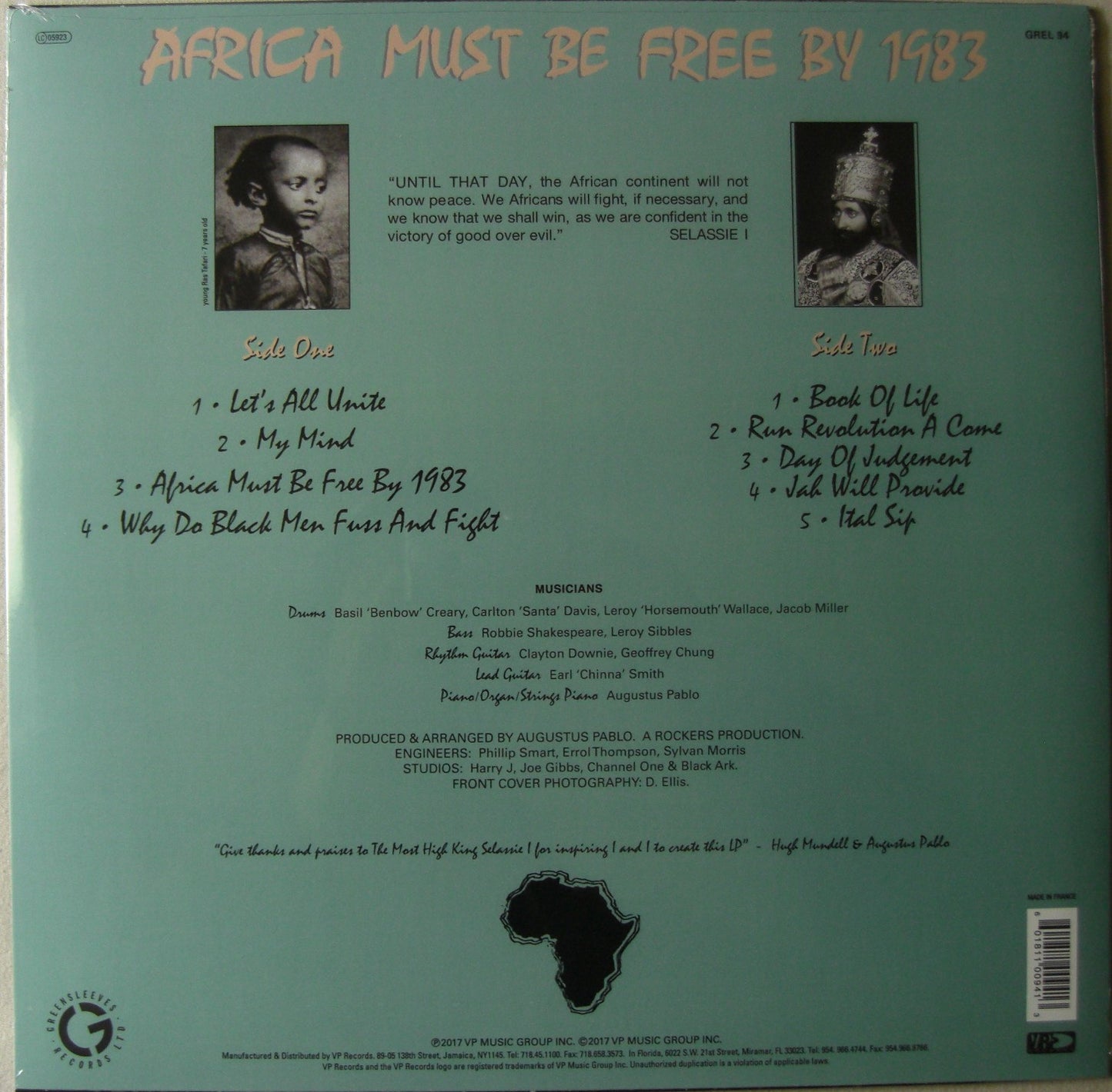 Hugh Mundell – Africa Must Be Free By 1983 Vinyl, LP, Album