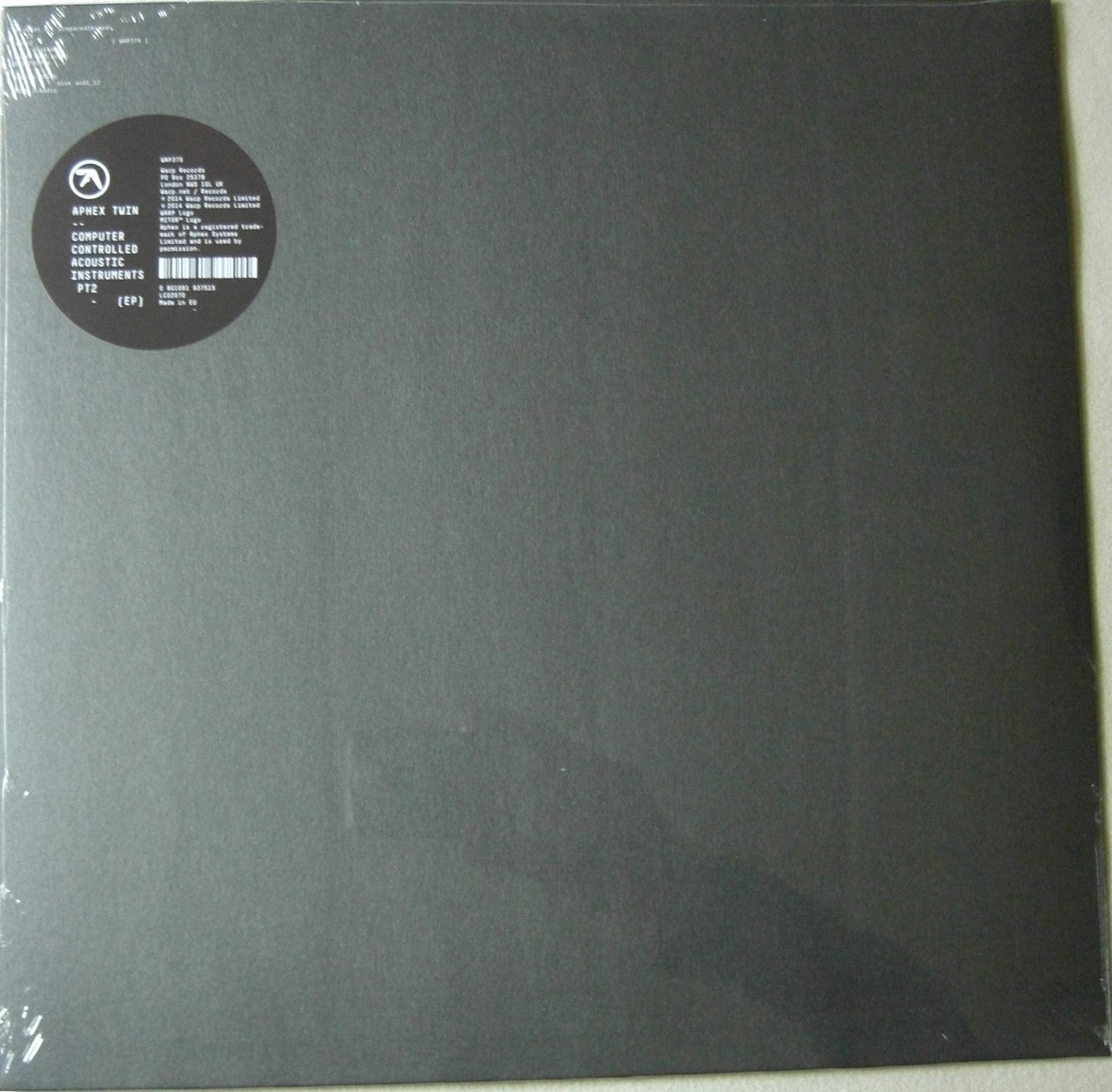 Aphex Twin – Computer Controlled Acoustic Instruments Pt2 (EP) Vinyl, 12"