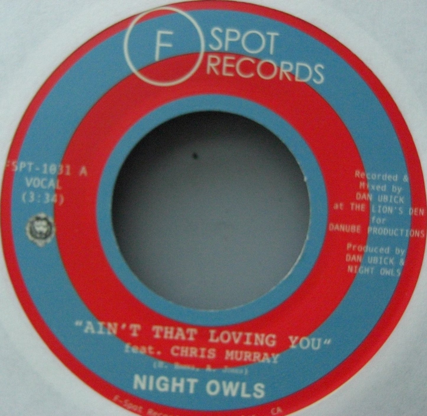 Night Owls – Ain't That Loving You/ Are You Lonely For Me Baby 7"