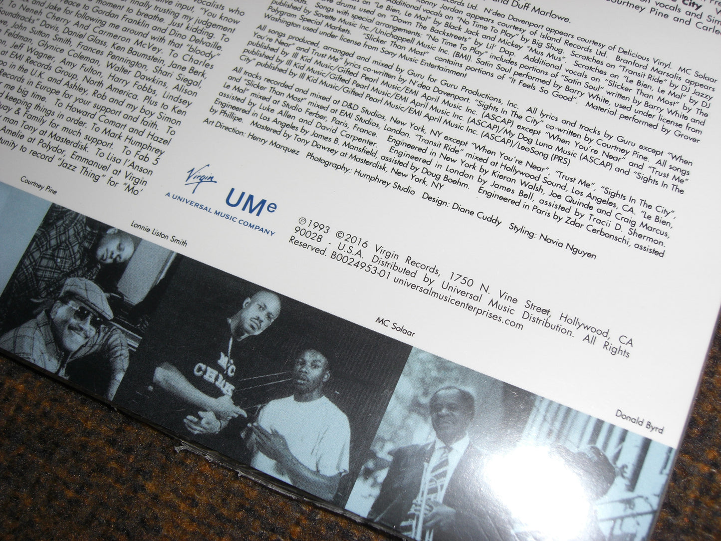 Guru – Jazzmatazz (Volume 1) Vinyl, LP, Album, Reissue US 2016