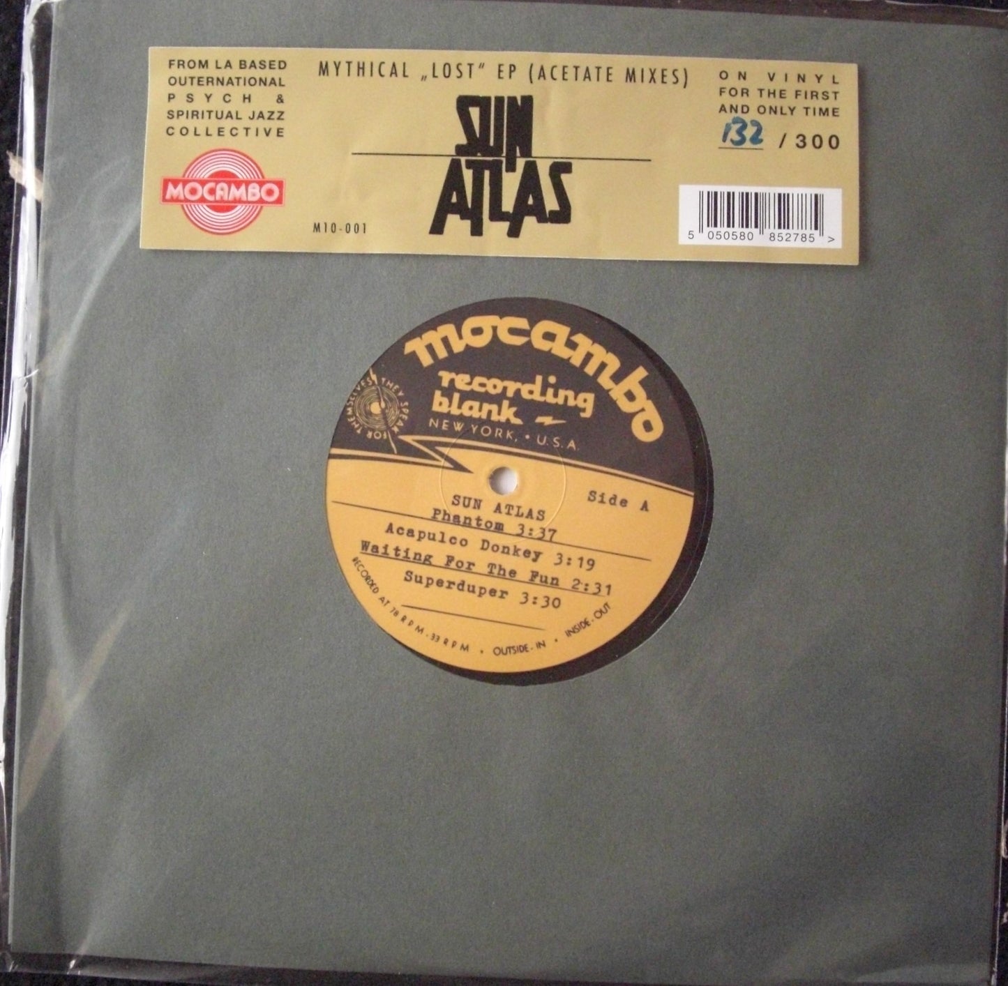 Sun Atlas - Mythical „Lost“ EP (Acetate Mixes) Vinyl, 10", EP