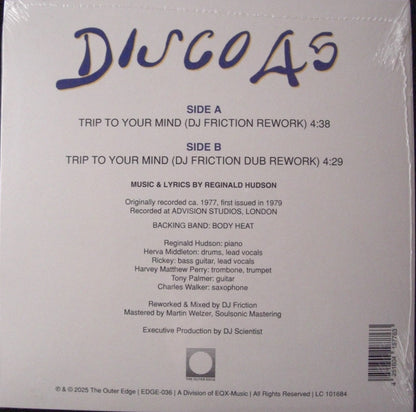 Hudson People – Trip To Your Mind (DJ Friction Reworks) Vinyl, 7"