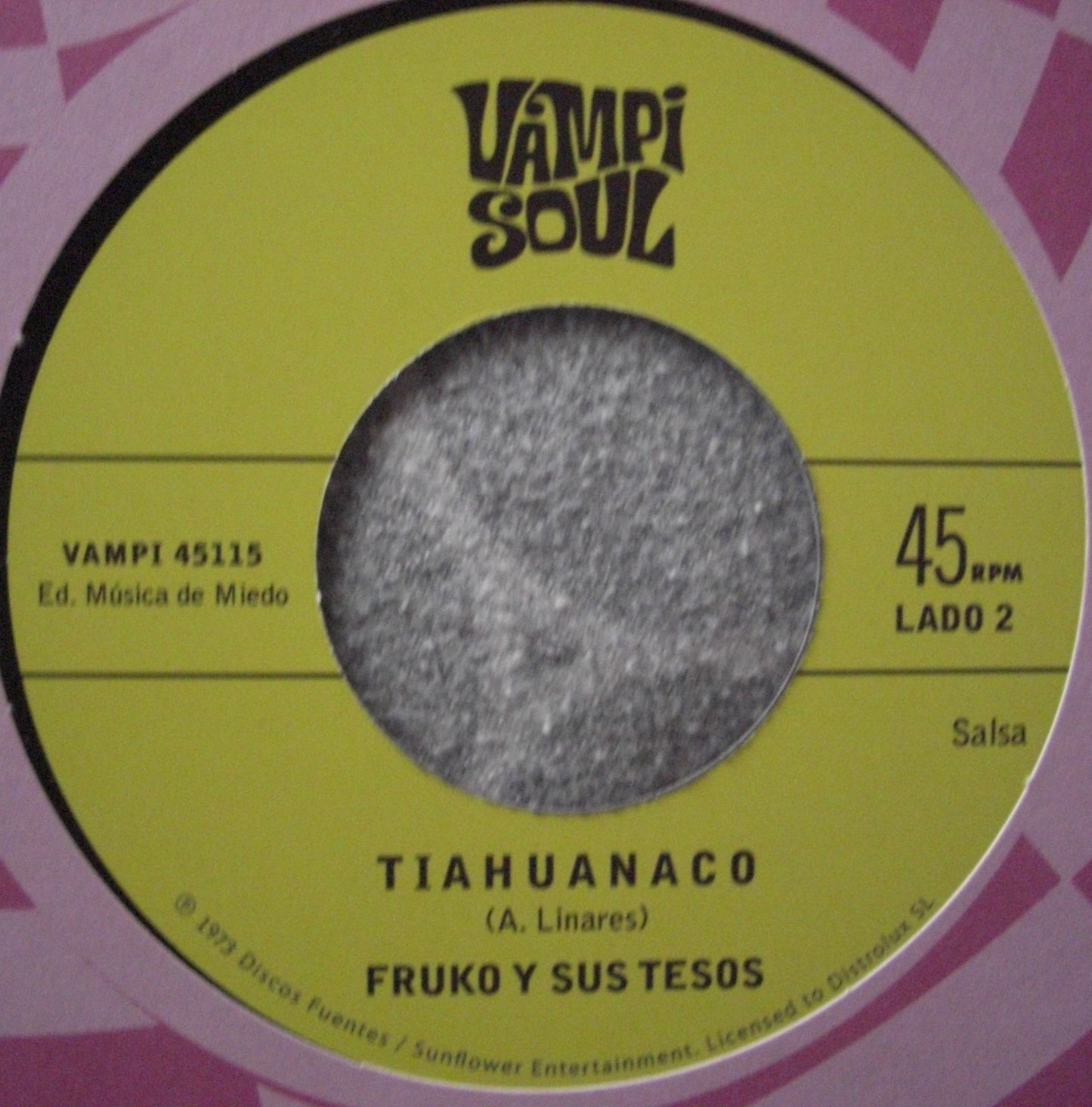 Alfredo Linares Y Su Salsa Star & Fruko Y Sus Tesos - Tiahuanco Vinyl, 7"