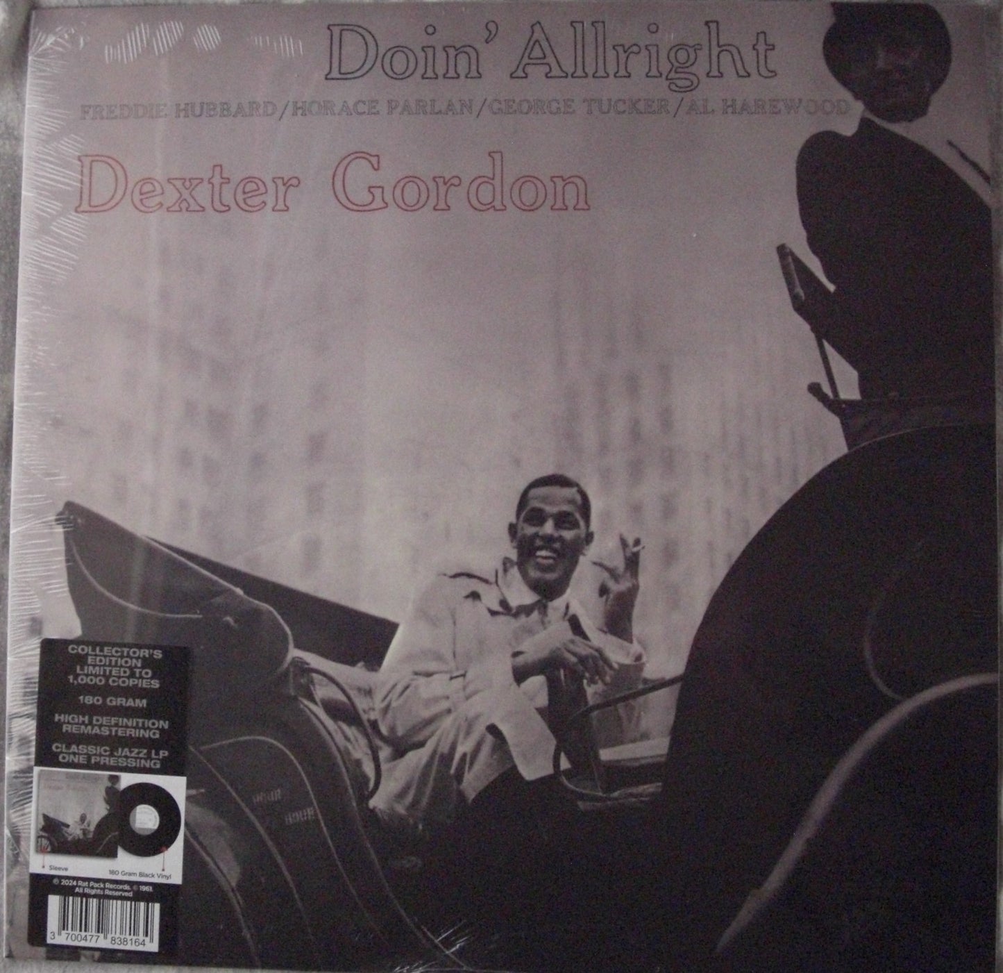Dexter Gordon – Doin' Alright Vinyl, LP, Album, Reissue