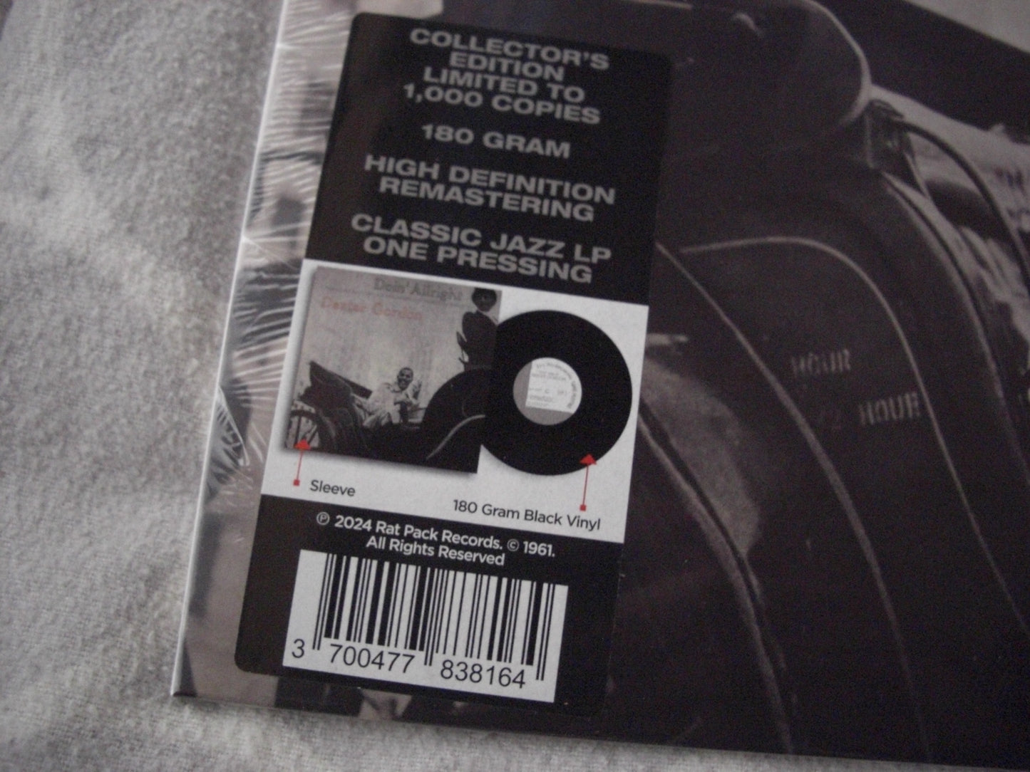 Dexter Gordon – Doin' Alright Vinyl, LP, Album, Reissue