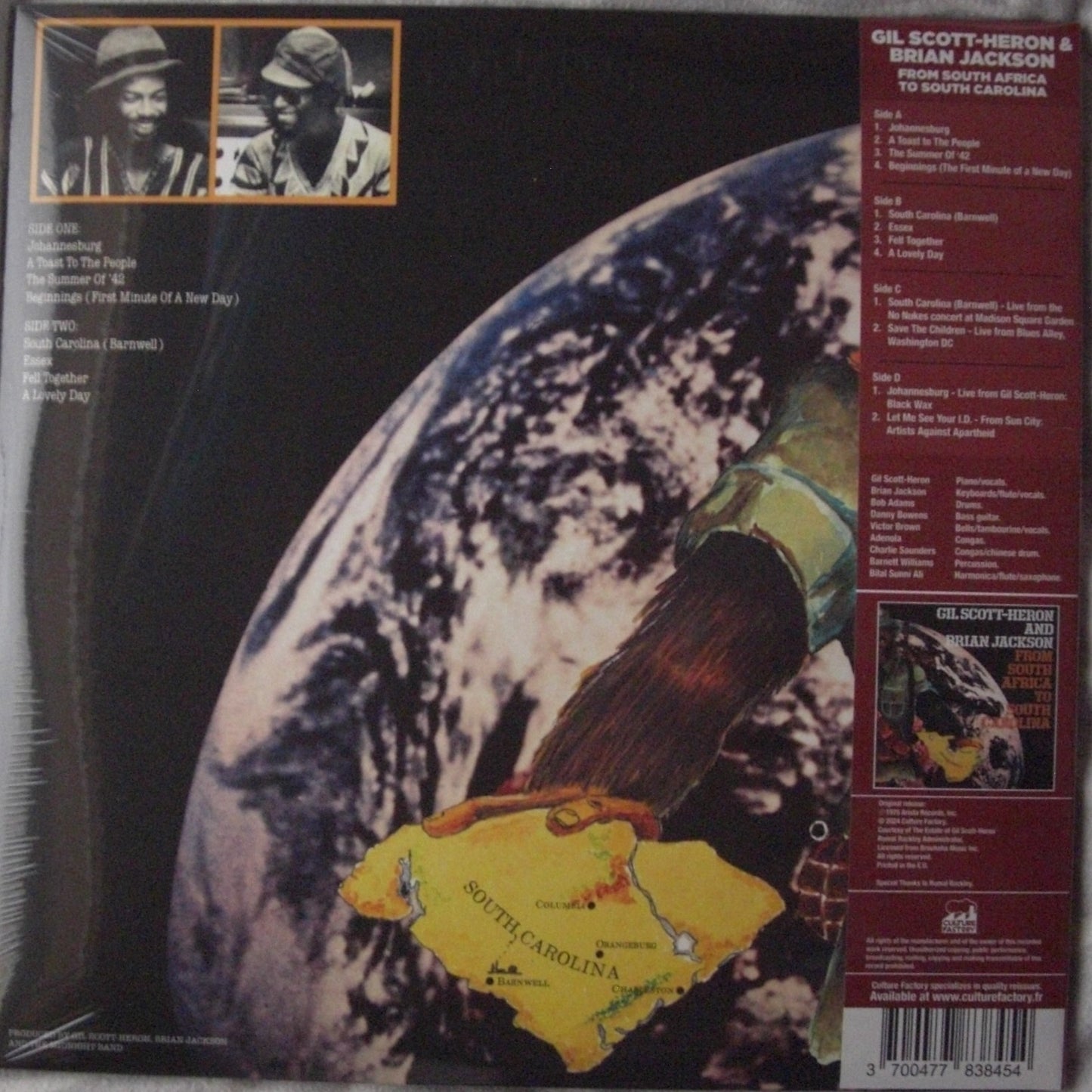 Gil Scott-Heron And Brian Jackson – From South Africa To South Carolina 2x Vinyl, LP, Album, Reissue RSD 2024