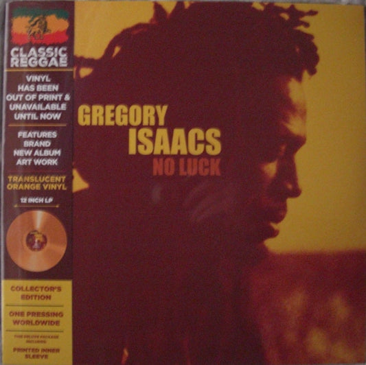 Gregory Isaacs – No Luck Vinyl, LP, Limited Edition orange