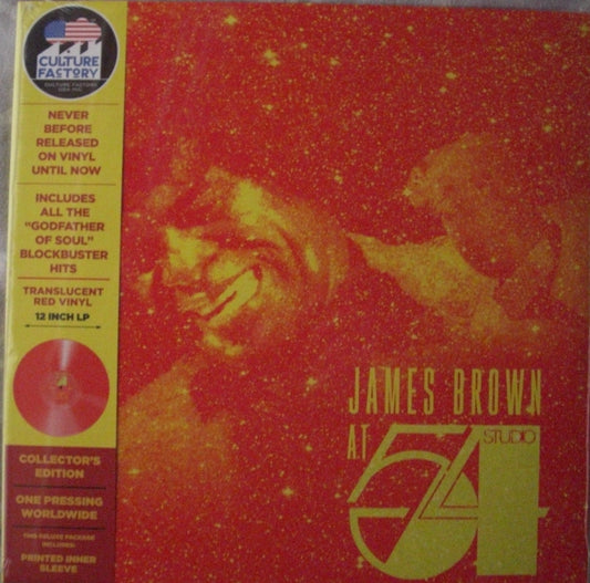 James Brown – At Studio 54 Vinyl, LP, Compilation, Limited Edt red