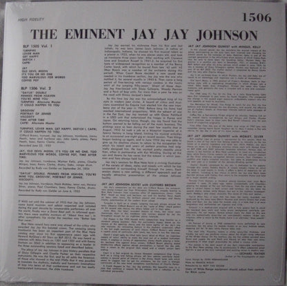 J.J. Johnson - Volume 2 Vinyl, LP, Album, Reissue