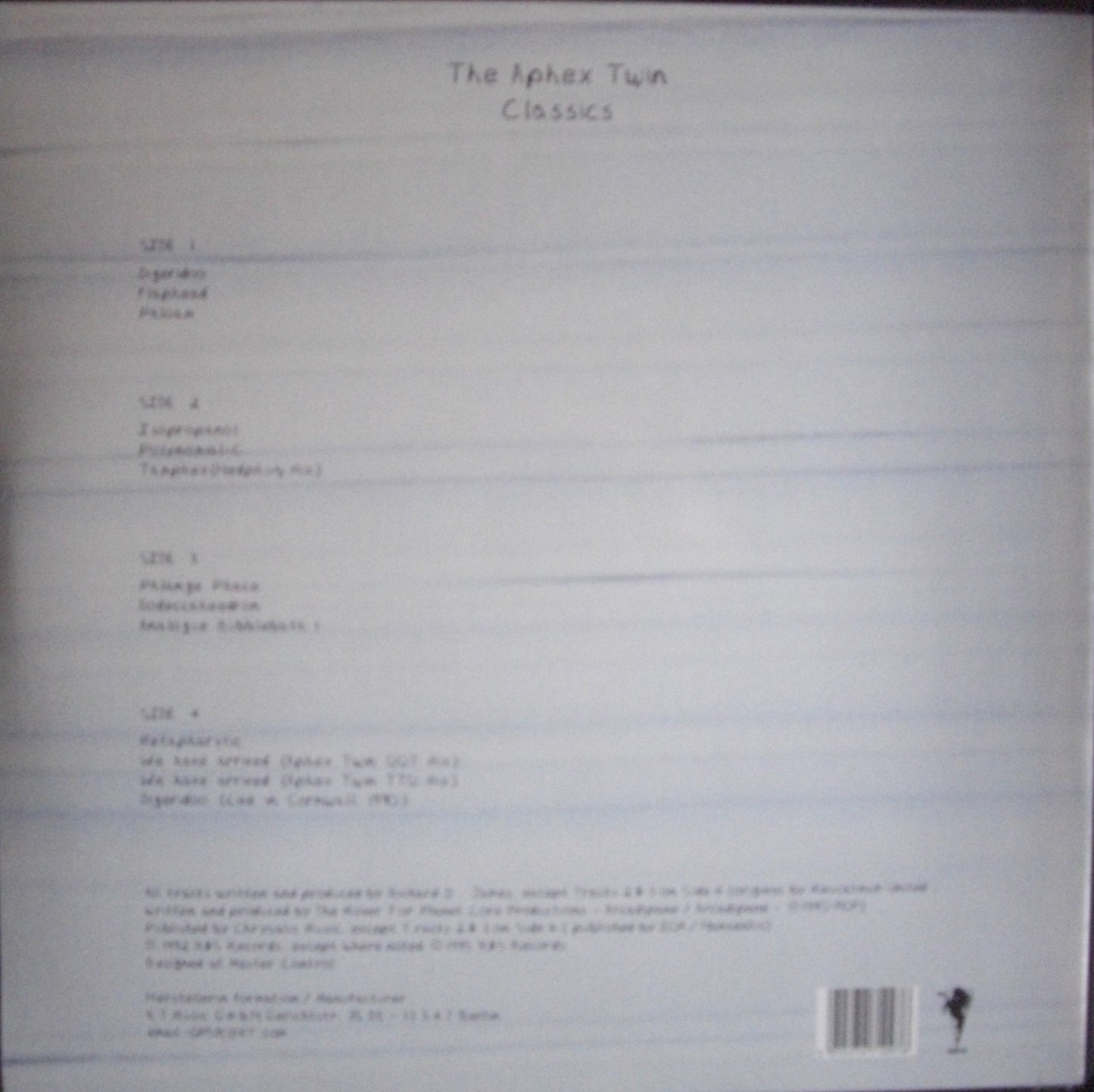 Aphex Twin – Classics 2x Vinyl, LP, Compilation, Repress