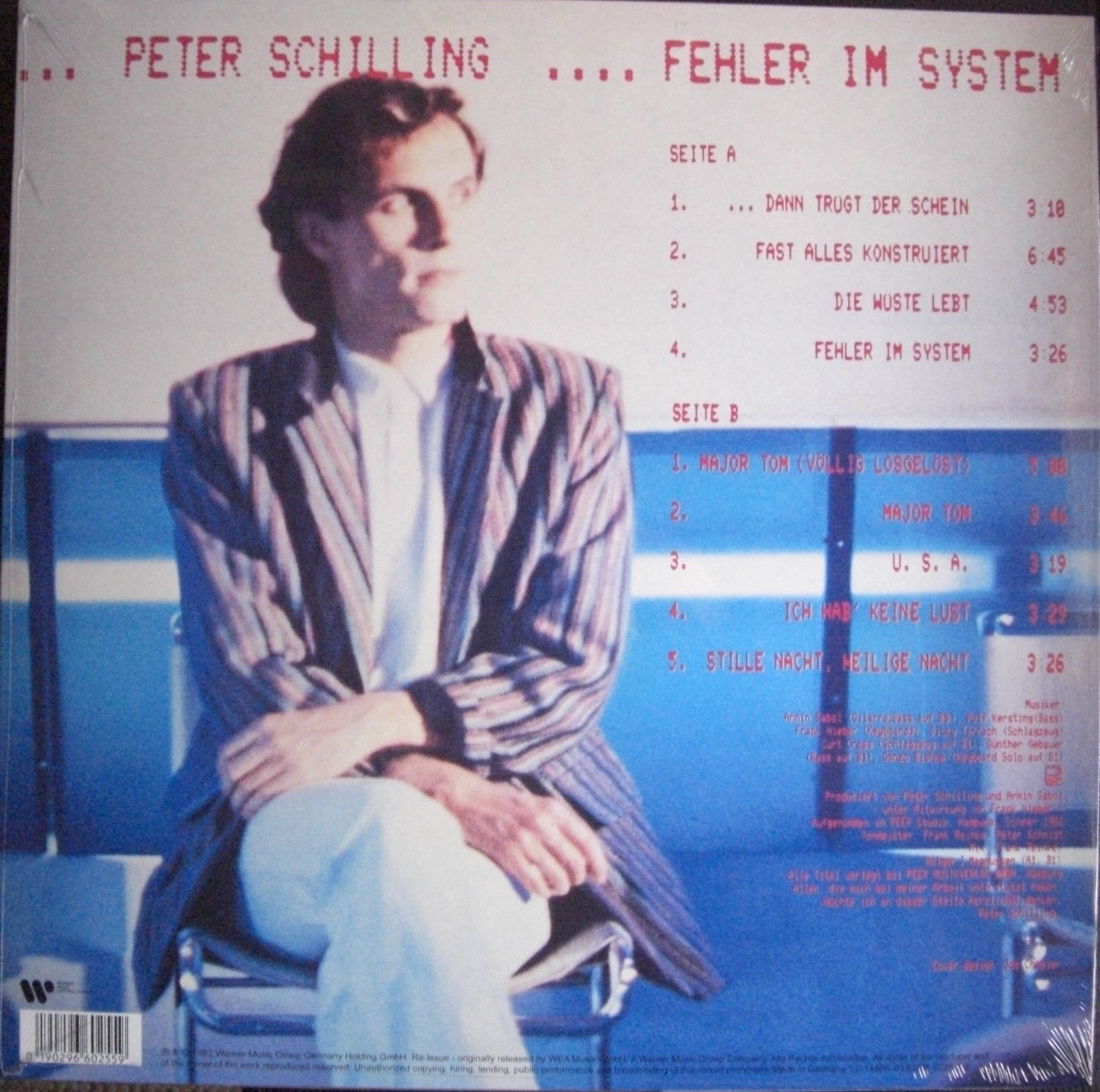 Peter Schilling – Fehler Im System Vinyl, LP, Album, Reissue