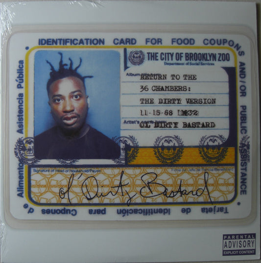 Ol' Dirty Bastard – Return To The 36 Chambers 2x Vinyl LP Album