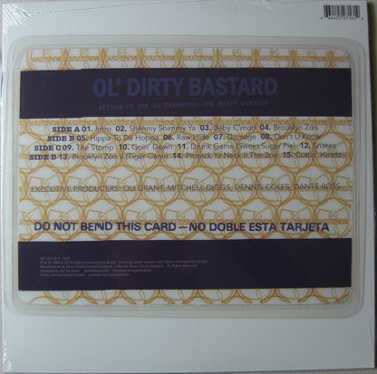 Ol' Dirty Bastard – Return To The 36 Chambers 2x Vinyl LP Album