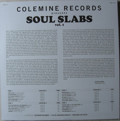 Soul Slabs Vol. 1 Vinyl, 2x LP, Compilation