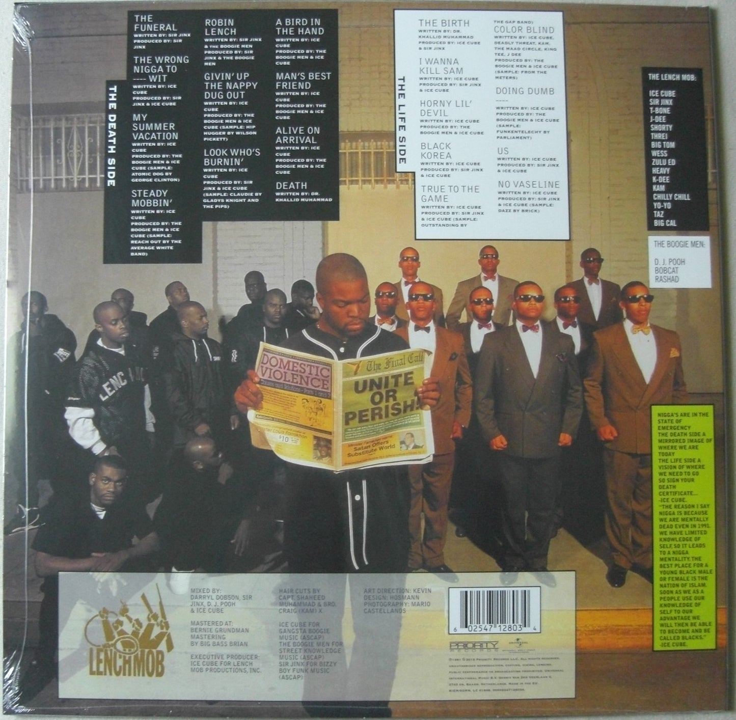 Ice Cube – Death Certificate Vinyl, LP, Album