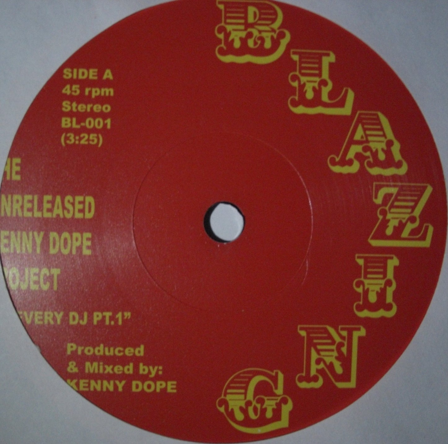 Kenny "Dope" Gonzalez - The Unreleased Kenny Dope Project Vinyl, 7"
