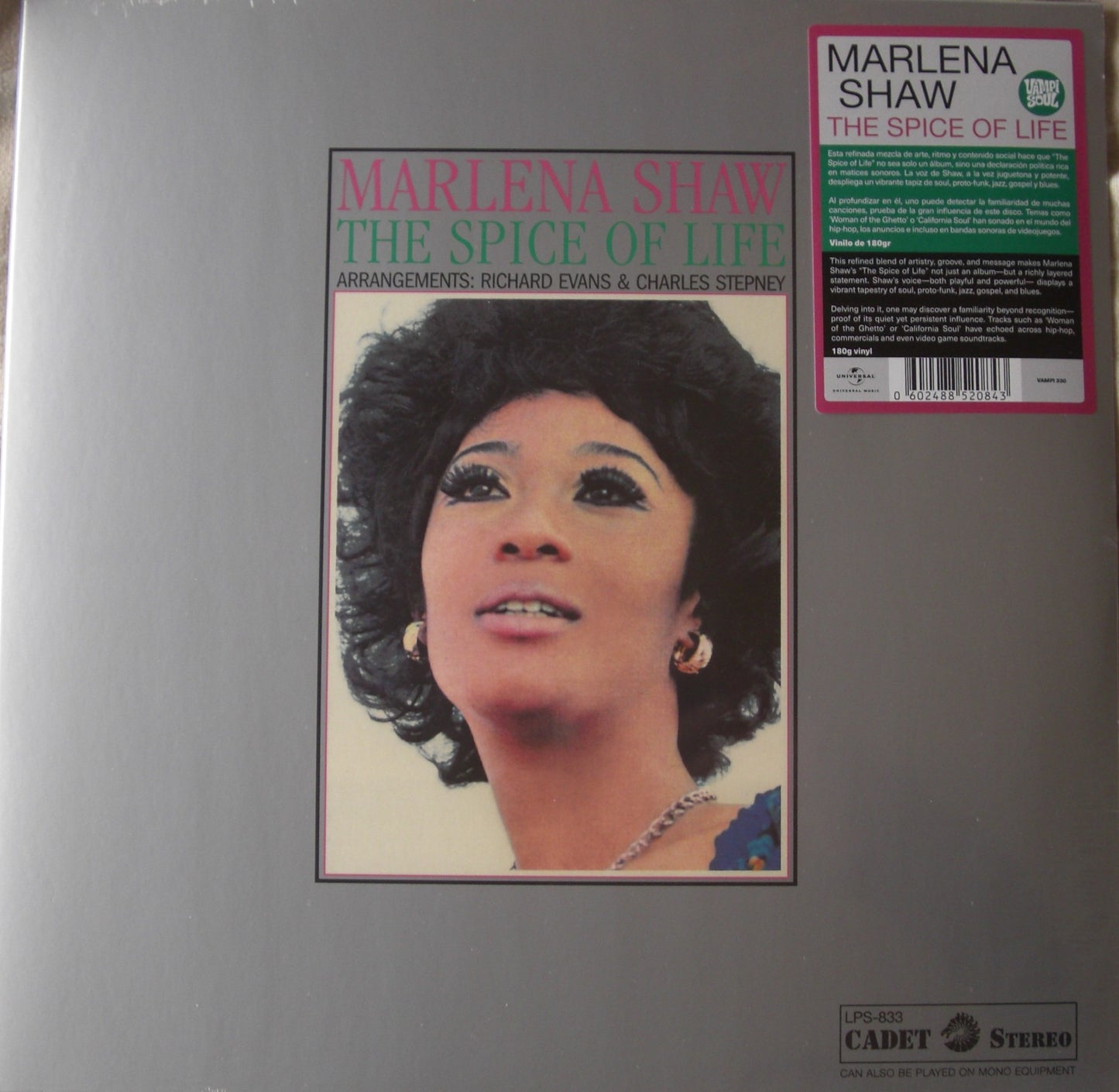 Marlena Shaw – The Spice Of Life Vinyl, LP, Album, Reissue