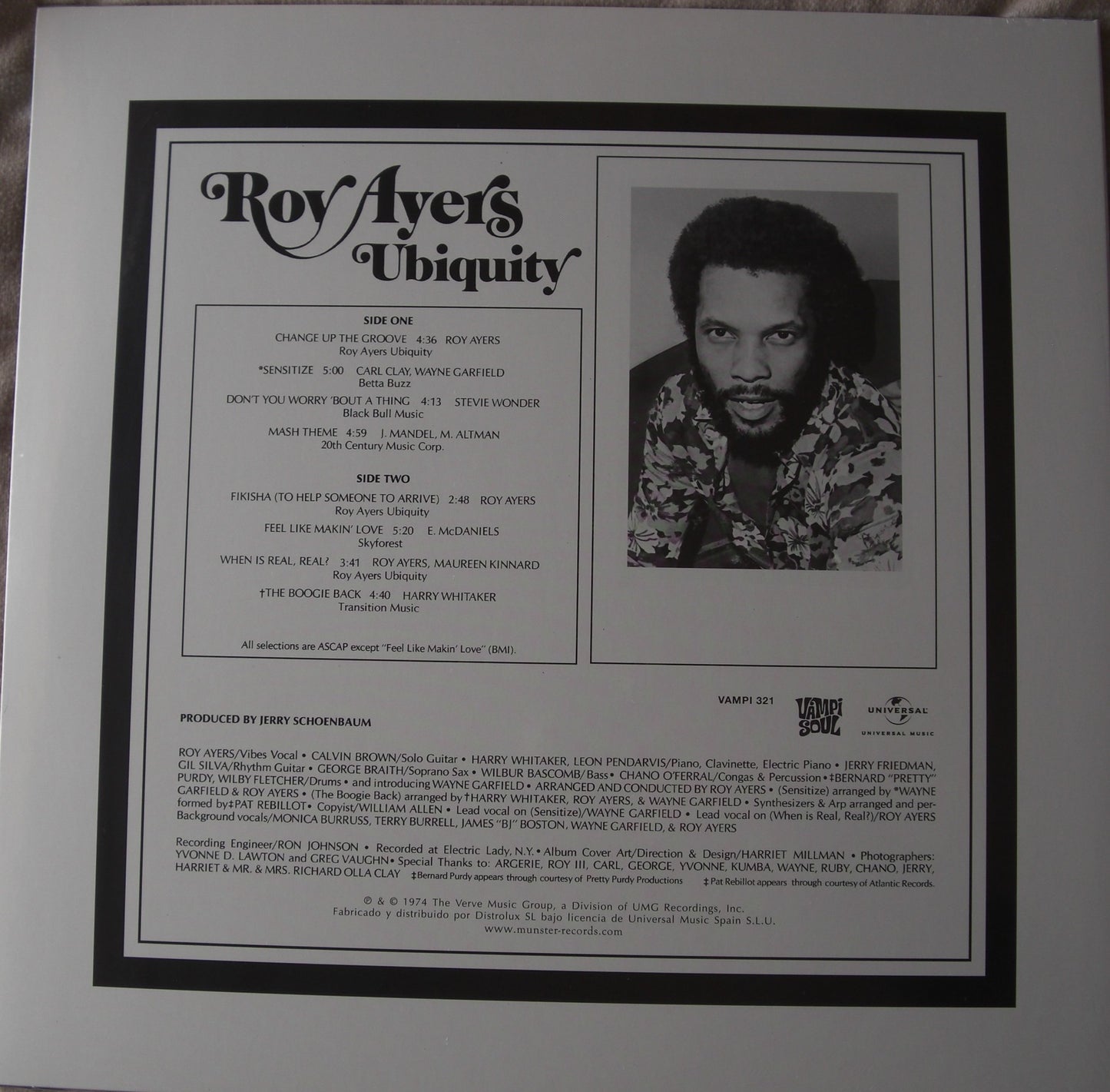 Roy Ayers Ubiquity – Change Up The Groove Vinyl, LP, Album, Reissue