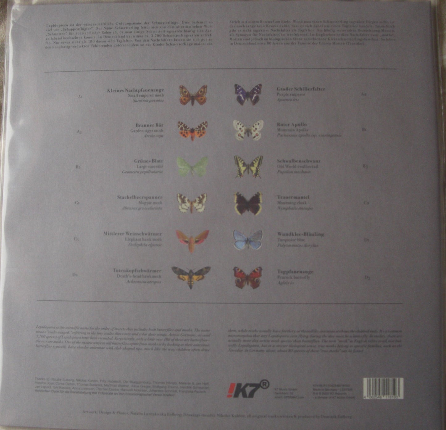 Dominik Eulberg - Lepidoptera 2x Vinyl, LP, Album