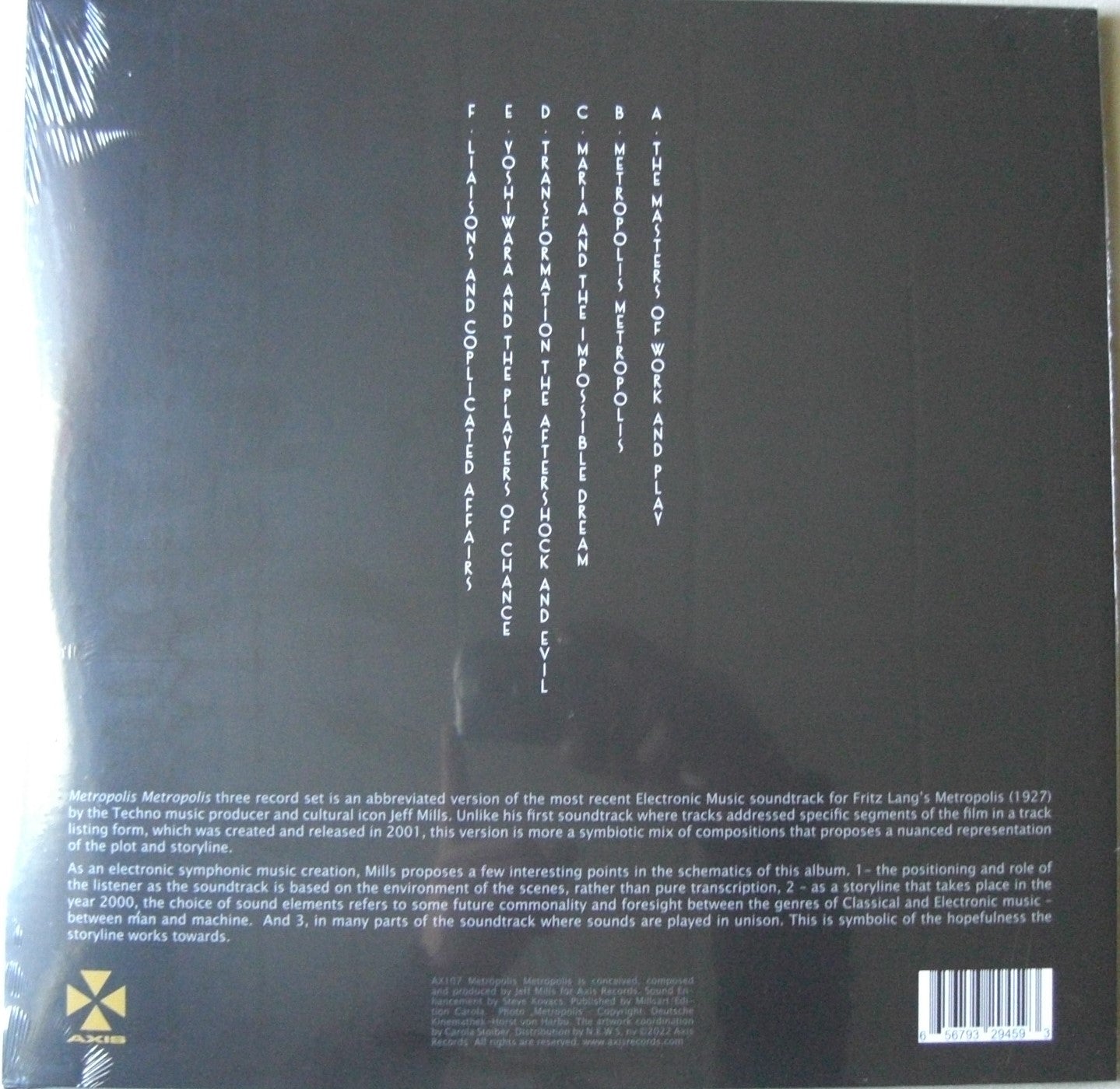 Jeff Mills – Metropolis Metropolis 3x Vinyl, 12", Album