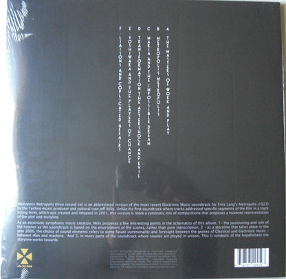 Jeff Mills – Metropolis Metropolis 3x Vinyl, 12", Album