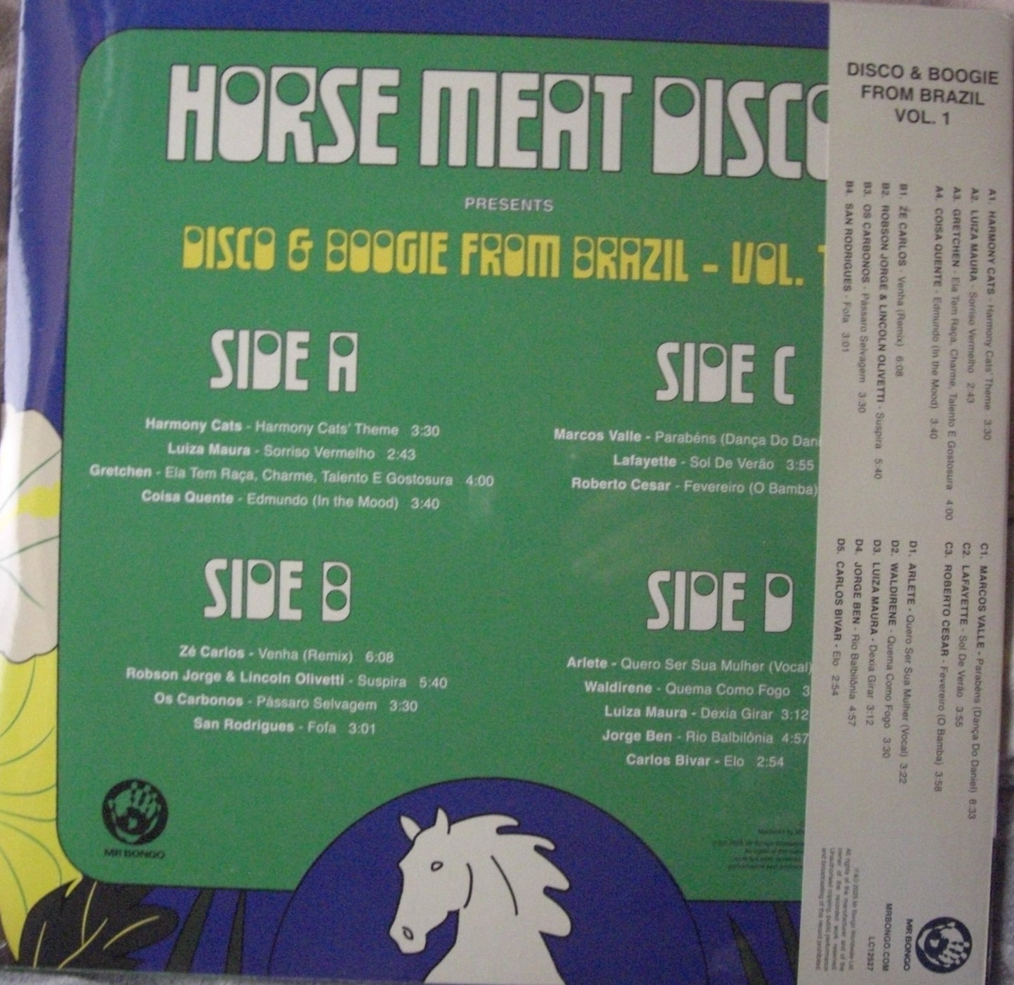 Horse Meat Disco – Disco & Boogie From Brazil Vol.1 Vinyl, 2xLP, Compilation green