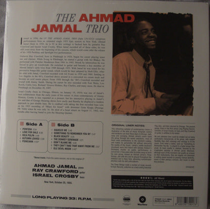 Ahmad Jamal Trio - The Ahmad Jamal Trio Vinyl, LP, Limited Edt