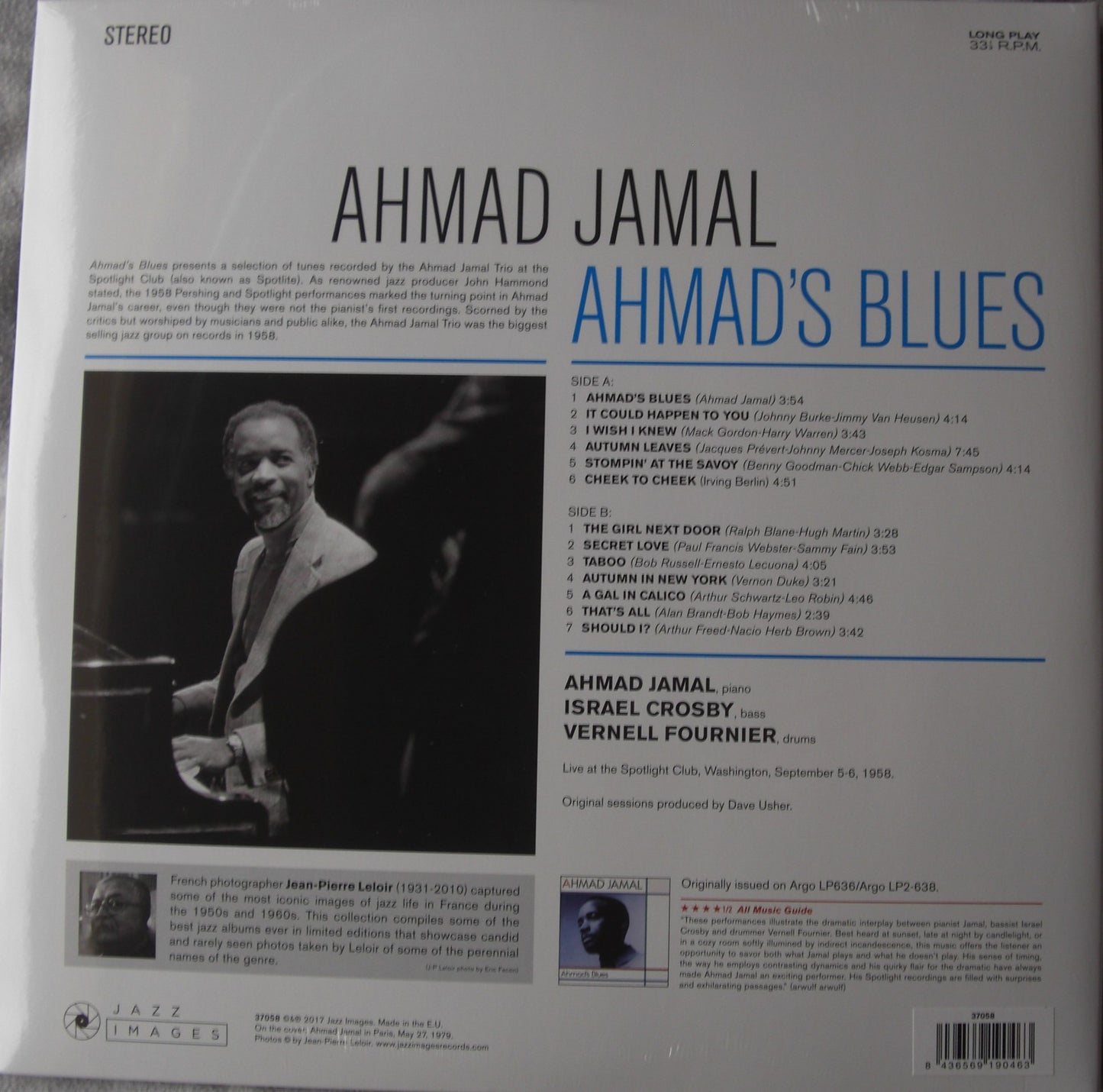Ahmad Jamal – Ahmad's Blues Vinyl, LP, Compilation, Reissue