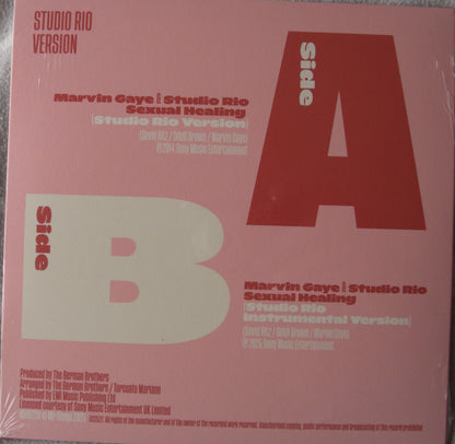 Marvin Gaye & Studio Rio - Sexual Healing (Studio Rio Version) Vinyl, 7"