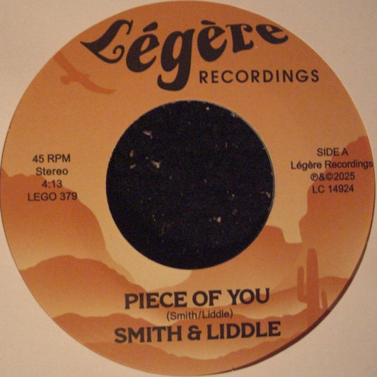 Smith & Liddle - Piece Of You / Minute Ago Vinyl, 7", Single silver