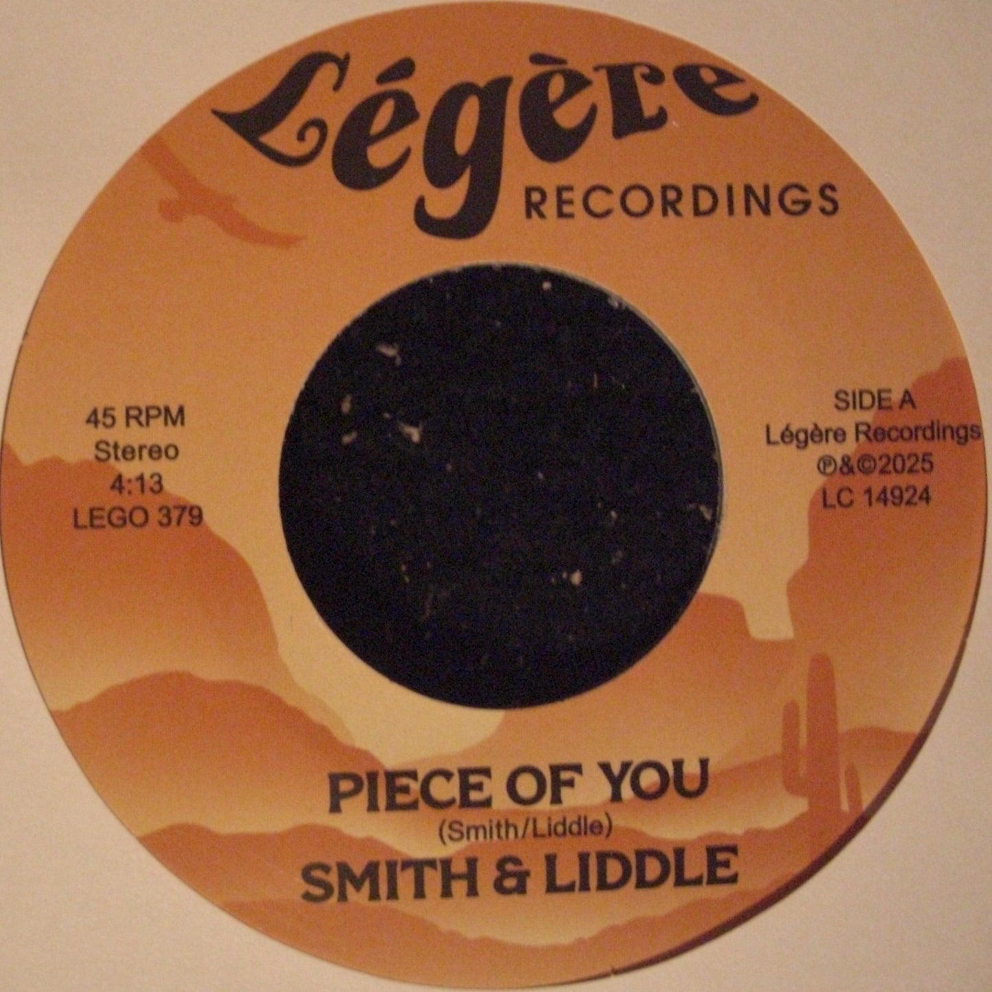 Smith & Liddle - Piece Of You / Minute Ago Vinyl, 7", Single