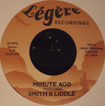 Smith & Liddle - Piece Of You / Minute Ago Vinyl, 7", Single silver