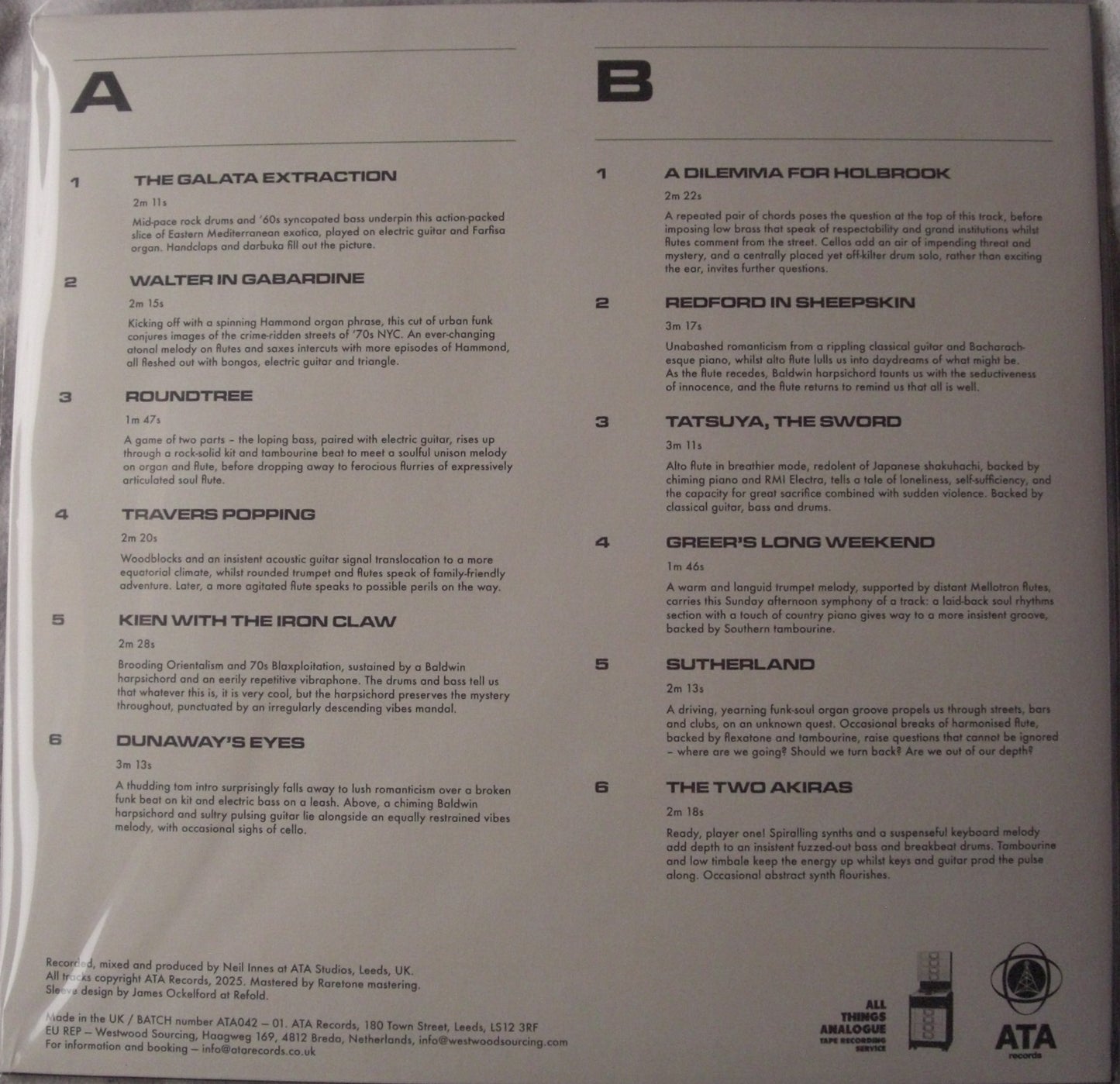 ATA Records – The Library Archive Vol. 4 Vinyl, LP, Compilation