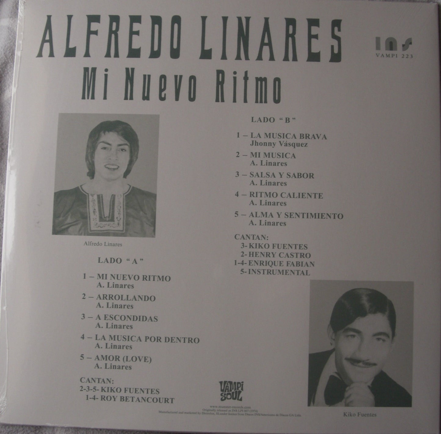 Alfredo Linares – Mi Nuevo Ritmo Vinyl, LP, Album, Reissue
