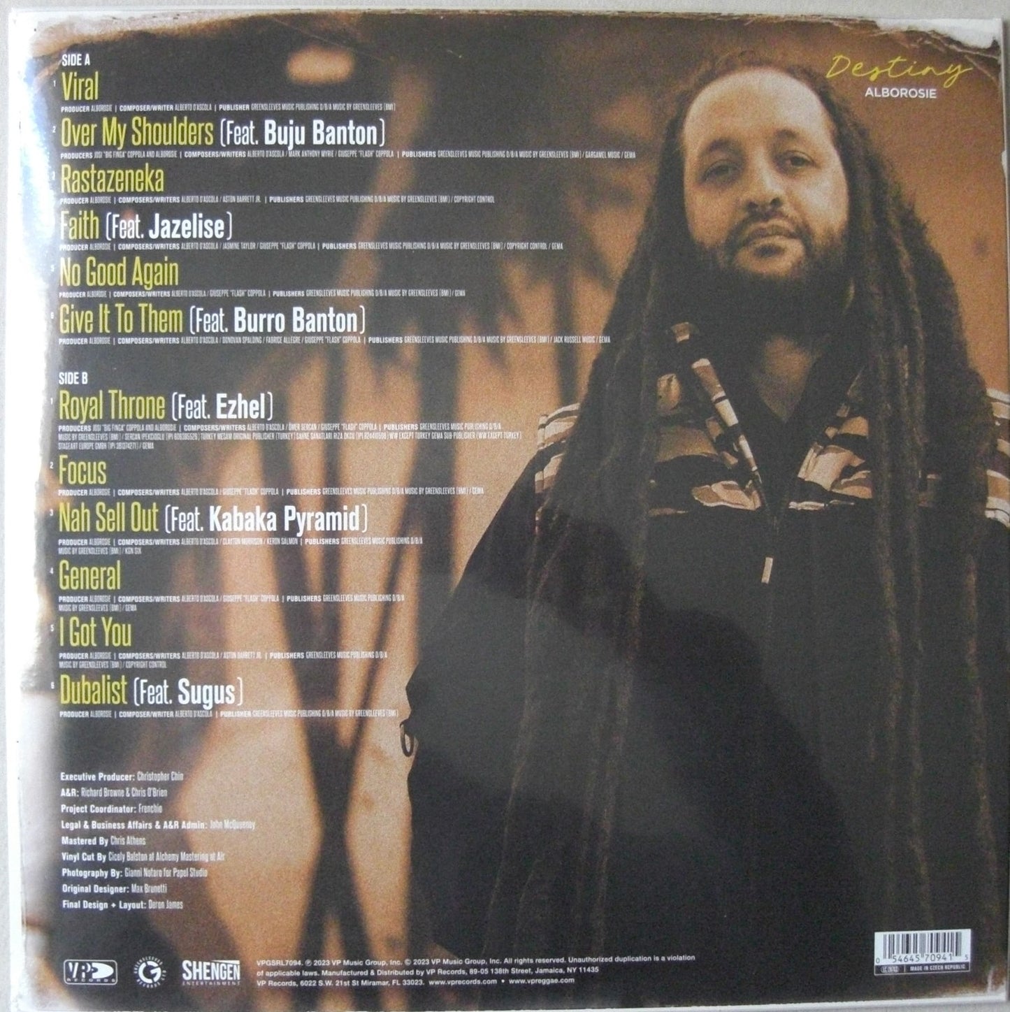 Alborosie – Destiny Vinyl, LP, Album