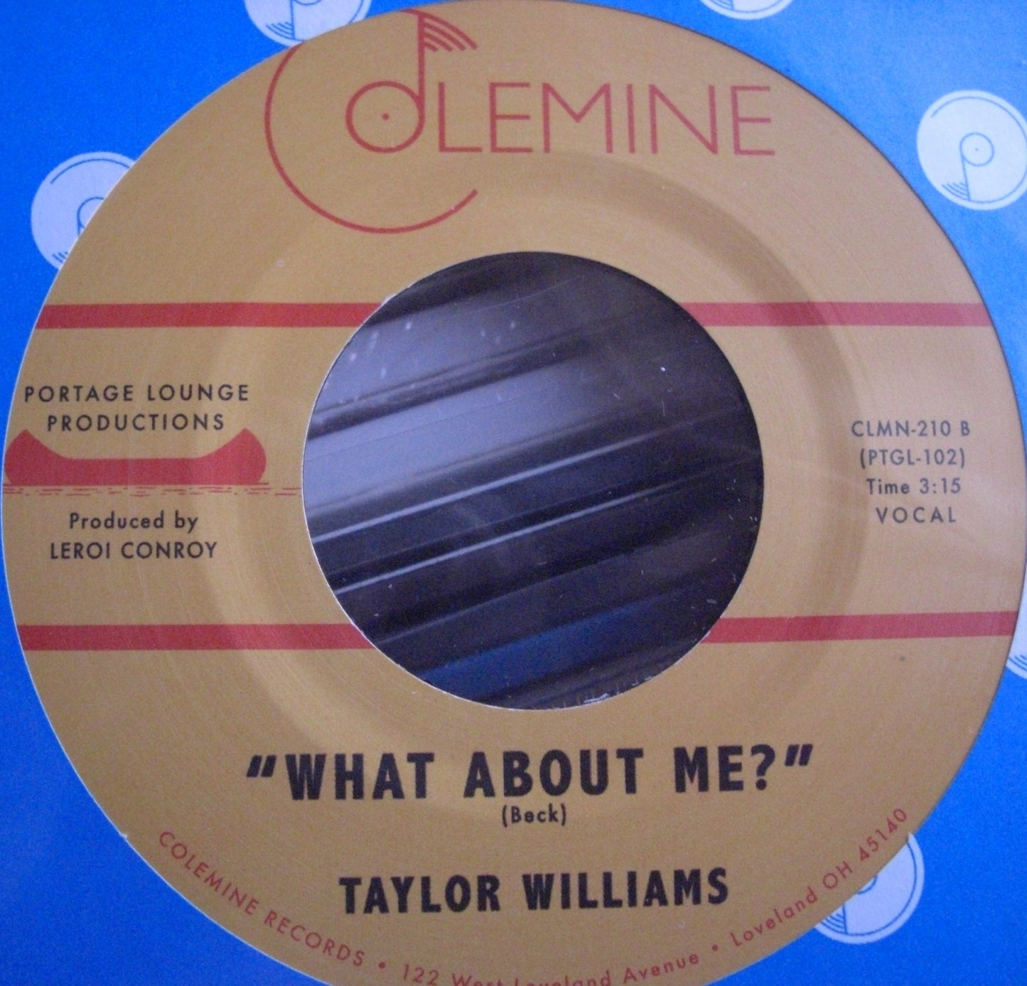Taylor Williams – Dreaming / What About Me? Vinyl, 7"