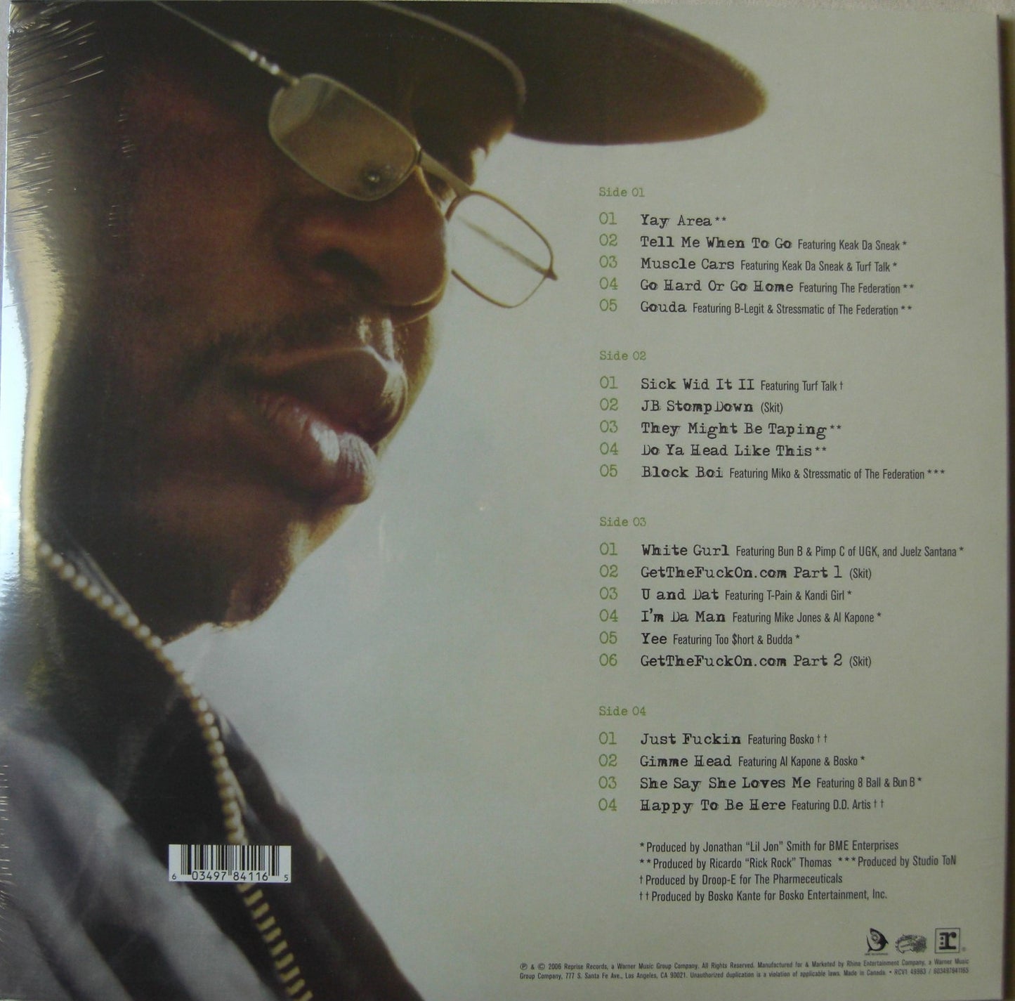 E-40 – My Ghetto Report Card 2 x Vinyl, LP, Album green