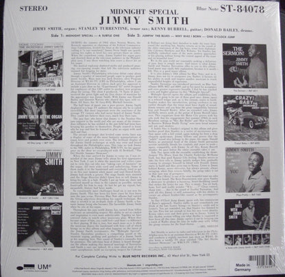 Jimmy Smith – Midnight Special Vinyl, LP, Album, Reissue