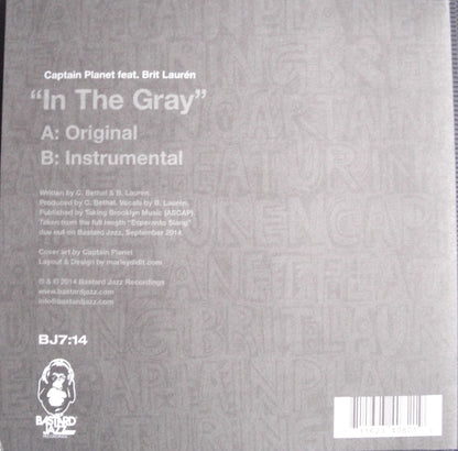Captain Planet Feat. Brit Laurén – In The Gray Vinyl, 7"