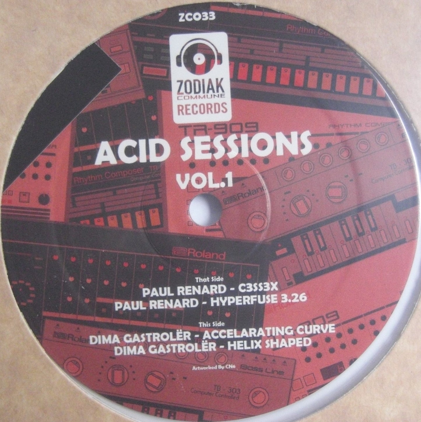 Paul Renard, Dima Gastrolër – Acid Sessions vol. 1 Vinyl, 12", EP, Limited Edt clear