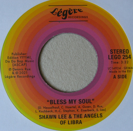 Shawn Lee &amp; The Angels Of Libra – Bless My Soul Vinyl, 7"