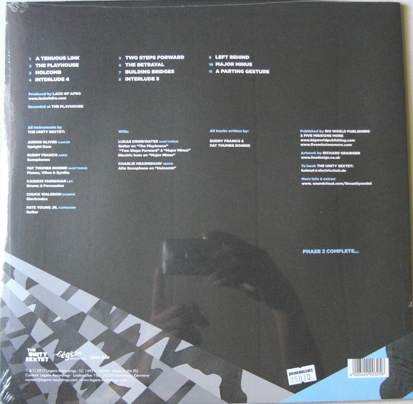 Fat Thumbs Ronnie, The Unity Sextet – Time To Shine Vinyl, LP, Album